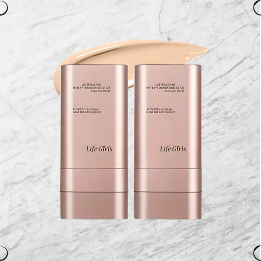 , Bling, Radiance, Thin and Lightweight Double-Ended Makeup Foundation That Can Be Rotated for Easier Application, with Its Own Brush for Waterproofing, Making It Easy to Apply Makeup and Suitable for Beginners