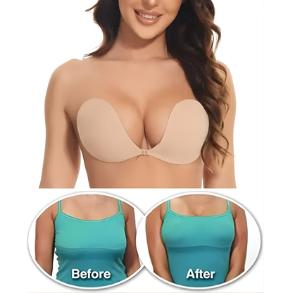 Invisible Nude Bra Push Up Chest Paste Sexy Breast Pasty Invisible Mango Silicone Chest Sticker For Women Wedding DropShip