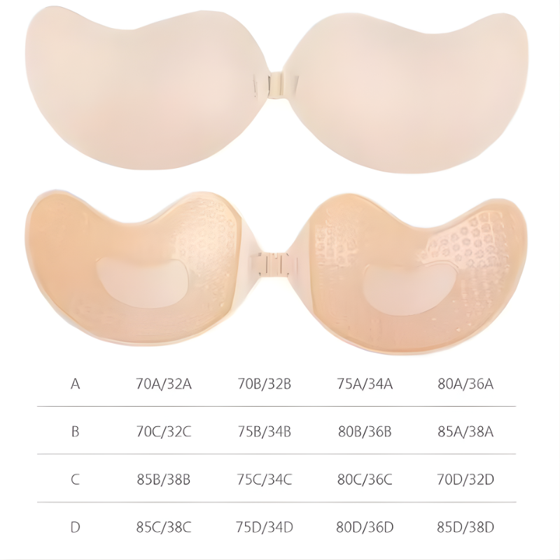 Invisible Nude Bra Push Up Chest Paste Sexy Breast Pasty Invisible Mango Silicone Chest Sticker For Women Wedding DropShip
