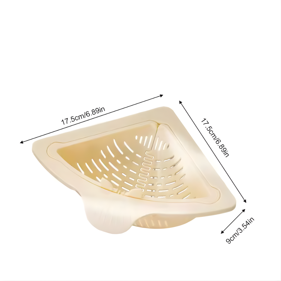 Kitchen Sink Drain Strainer Magnetic Corner Sponge Holder Magnetic Drain Basket for Kitchen Sink for Garbage Disposal Home