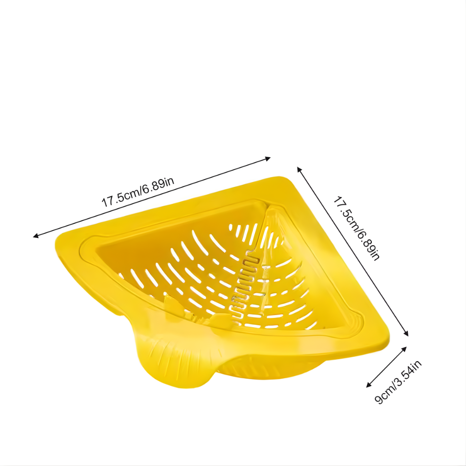 Kitchen Sink Drain Strainer Magnetic Corner Sponge Holder Magnetic Drain Basket for Kitchen Sink for Garbage Disposal Home
