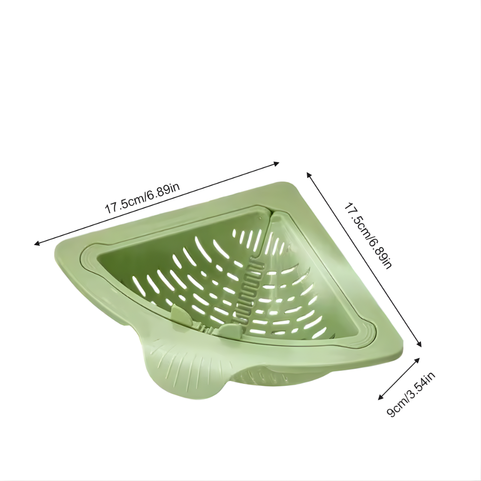 Kitchen Sink Drain Strainer Magnetic Corner Sponge Holder Magnetic Drain Basket for Kitchen Sink for Garbage Disposal Home