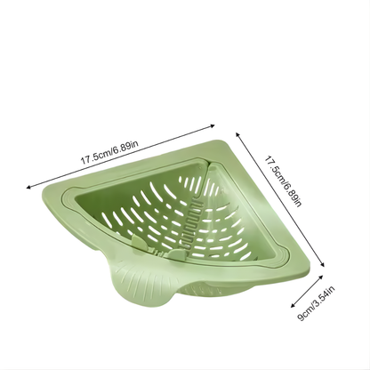 Kitchen Sink Drain Strainer Magnetic Corner Sponge Holder Magnetic Drain Basket for Kitchen Sink for Garbage Disposal Home