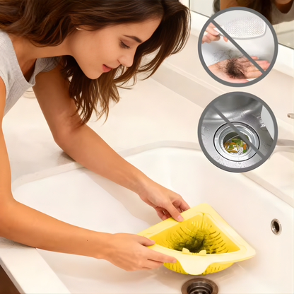 Kitchen Sink Drain Strainer Magnetic Corner Sponge Holder Magnetic Drain Basket for Kitchen Sink for Garbage Disposal Home