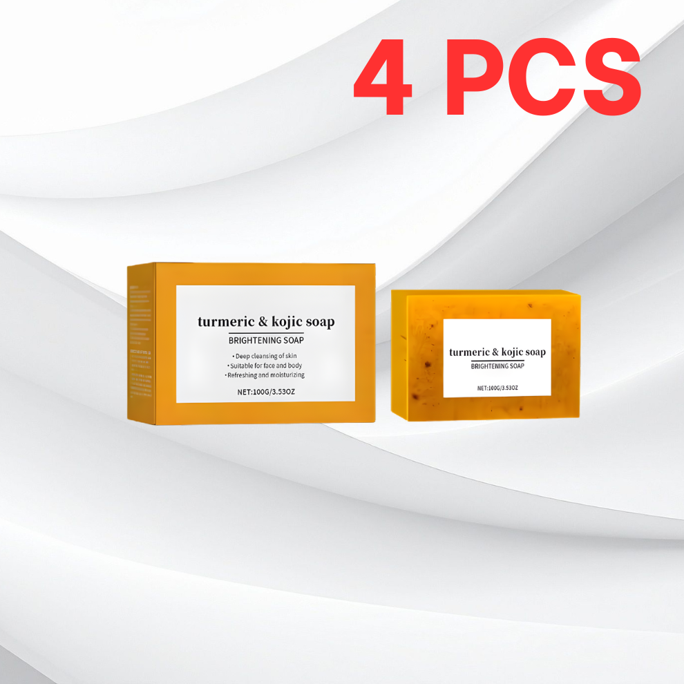 Kojic Acid Turmeric Soap Face Deep Cleaning Moisturizer Skin Care Handmade Lemon Soap