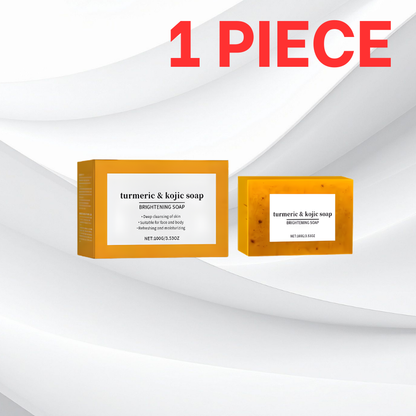 Kojic Acid Turmeric Soap Face Deep Cleaning Moisturizer Skin Care Handmade Lemon Soap