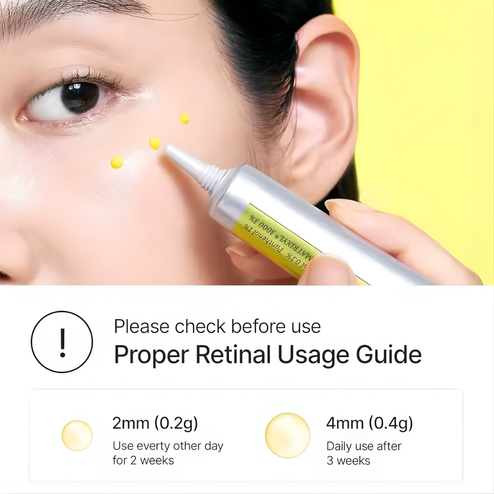 Korean Retinol Vitamin C Hydrating Shot Tightening Booster Face Cream Eye serum Lightening Dark Circles Firming Moisturizer
