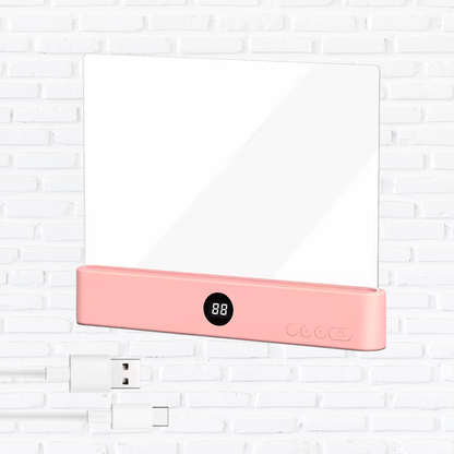 LED Flat Panel Night Vision Reading Light Eye Protection Reading Light Usb Charging Student Night Reading Lamp Book Lamp Indoor