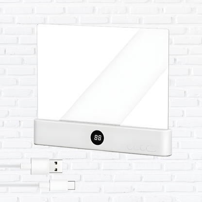 LED Flat Panel Night Vision Reading Light Eye Protection Reading Light Usb Charging Student Night Reading Lamp Book Lamp Indoor