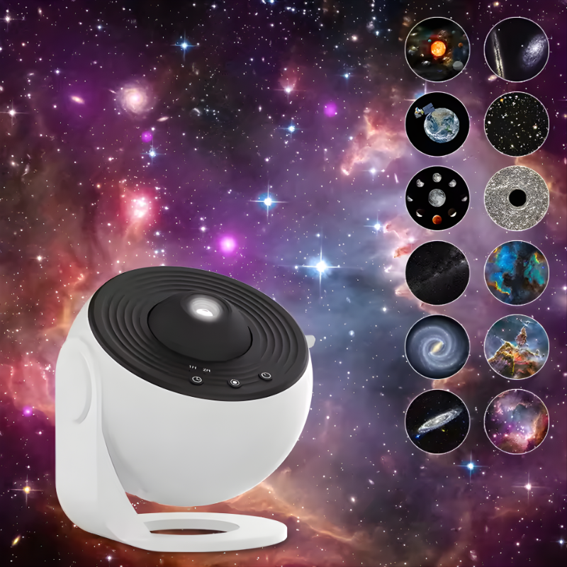 LED Night Light Galaxy Projector Starry Sky Projector 360° Rotate Planetarium Night Lamp For Room Decorative Children Kids Gift