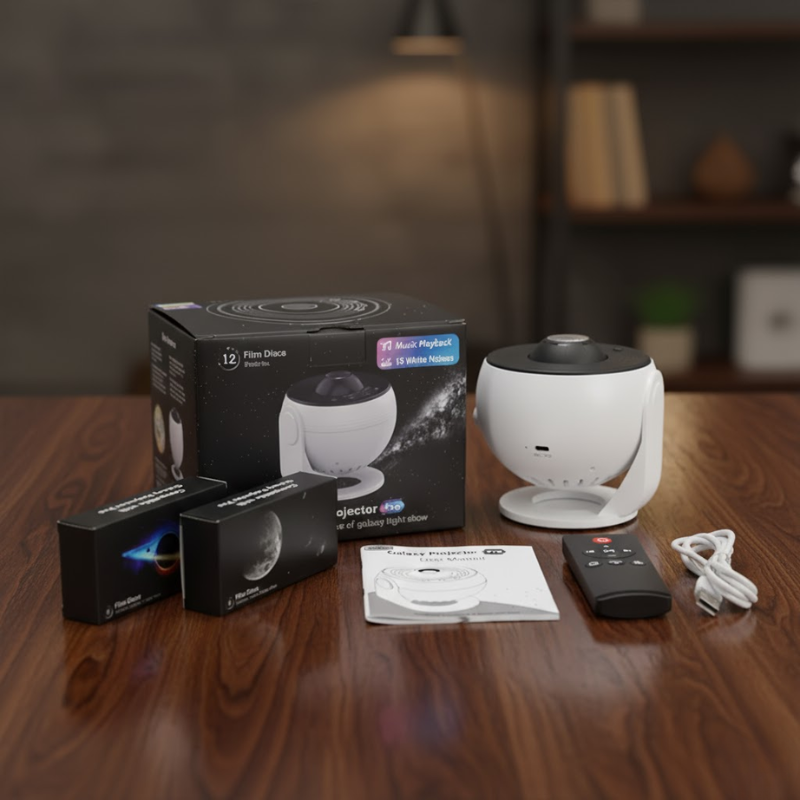 LED Night Light Galaxy Projector Starry Sky Projector 360° Rotate Planetarium Night Lamp For Room Decorative Children Kids Gift