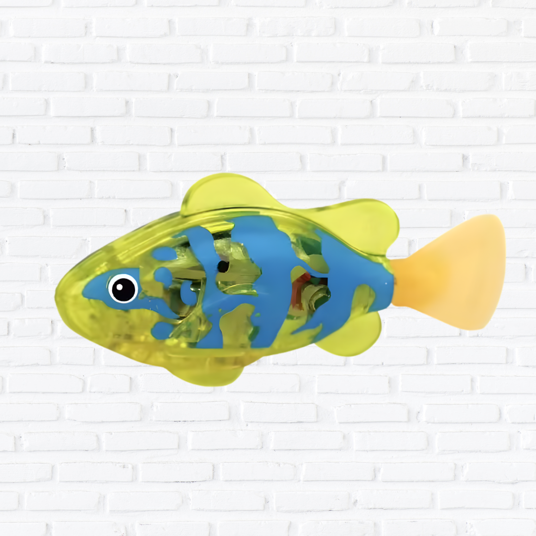 Luminous Kids Toys Electronic Swimming Fish Activated Glow Pet Toy for Kids & Cats, BathPool Interactive Toy, Baby Shower Gift