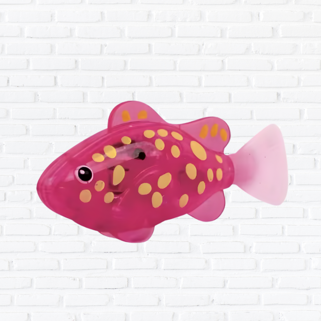 Luminous Kids Toys Electronic Swimming Fish Activated Glow Pet Toy for Kids & Cats, BathPool Interactive Toy, Baby Shower Gift