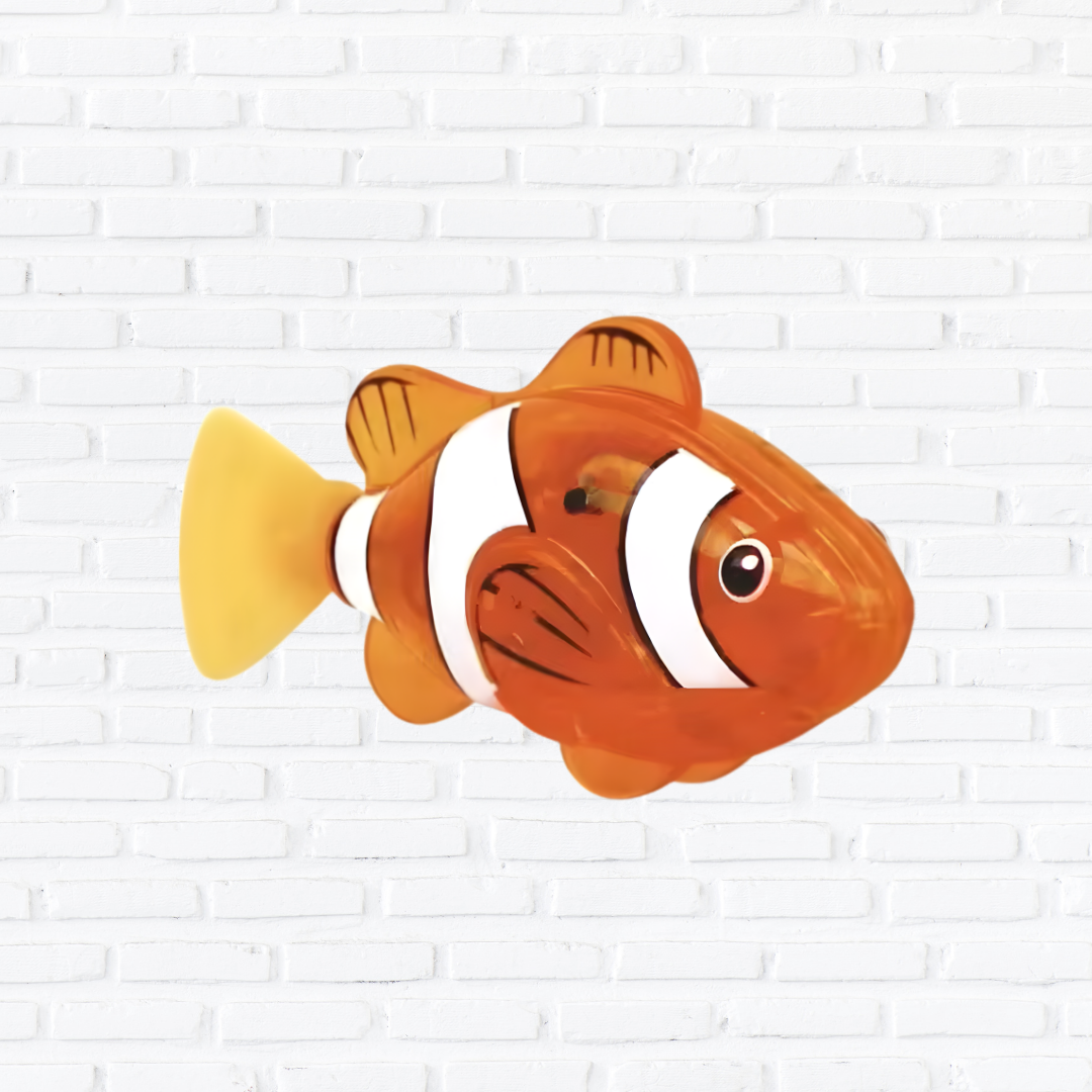 Luminous Kids Toys Electronic Swimming Fish Activated Glow Pet Toy for Kids & Cats, BathPool Interactive Toy, Baby Shower Gift
