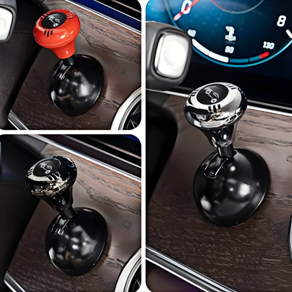 Luxury Metal Push-to-Start Button Cover for Car, Engine Start/Stop Joystick, Ball-bar Starter Cover for Decorative Accessories