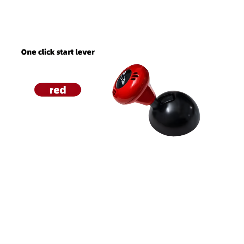 Luxury Metal Push-to-Start Button Cover for Car, Engine Start/Stop Joystick, Ball-bar Starter Cover for Decorative Accessories