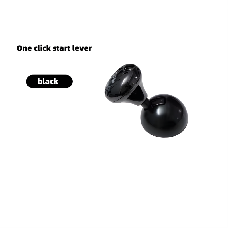 Luxury Metal Push-to-Start Button Cover for Car, Engine Start/Stop Joystick, Ball-bar Starter Cover for Decorative Accessories
