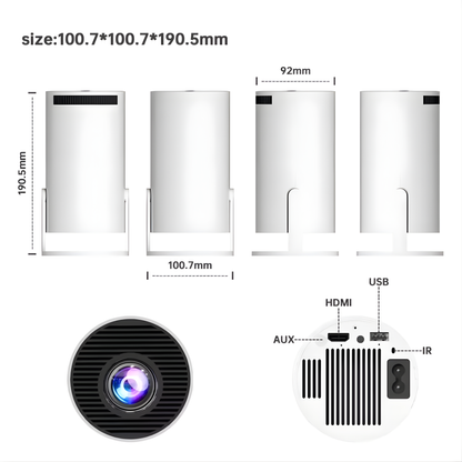 M300 MAX Projector Retro Video Game Consoles Projector Portable Projector Android11 System Projector Home Gifts Birthday Gifts