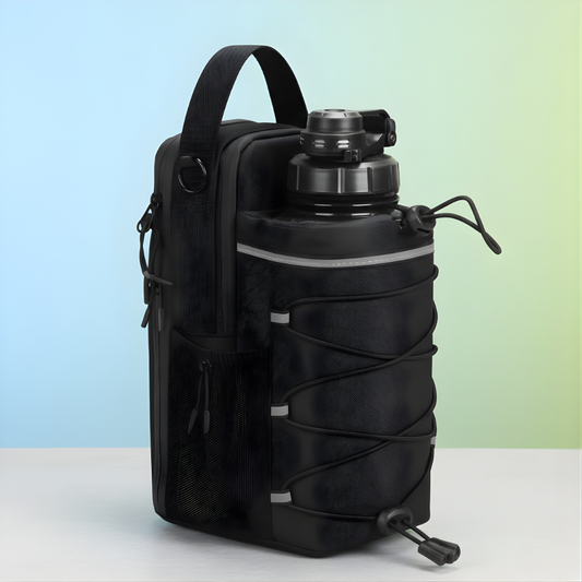 Magnetic Water Bottle Sling Bag Adjustable Large Capacity Gym Bottle Bag Waterproof Convenience Crossbody Sports Bag Gym For Men