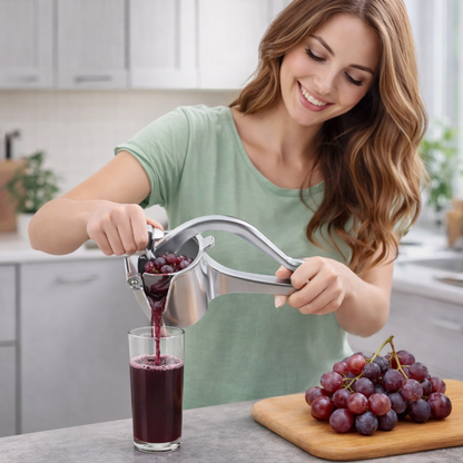 Manual Juice Squeezer Aluminum Alloy Hand Pressure Juicer Pomegranate Orange Lemon Sugar Cane Juice Kitchen Bar Fruit Tools Acce