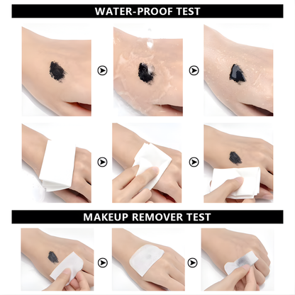 Waterproof Metallic Tube Mascara Black/Brown Silk Fiber Long Curling Non-Clumping Eyelash Extensions Spiral Makeup for Eyes