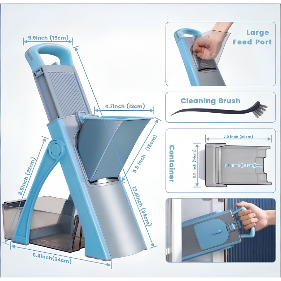 Multifunctional Vegetable Cutter Slicer Grater Manual Kitchen Shredder Slicing Tool Household Food Chopping Gadget Mandoline