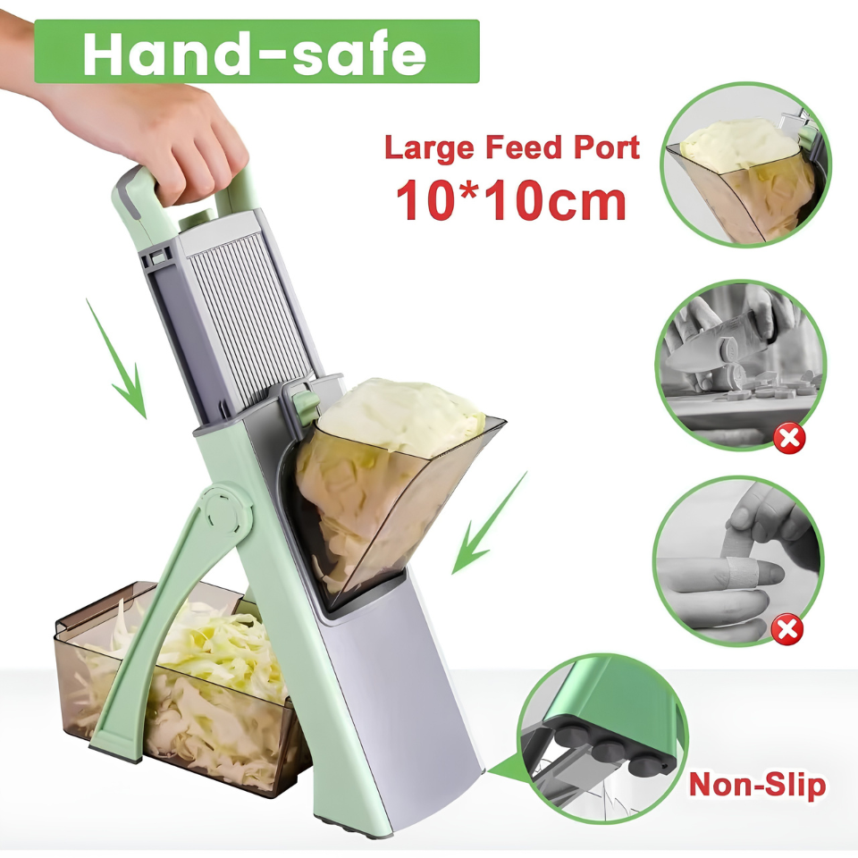 Multifunctional Vegetable Cutter Slicer Grater Manual Kitchen Shredder Slicing Tool Household Food Chopping Gadget Mandoline