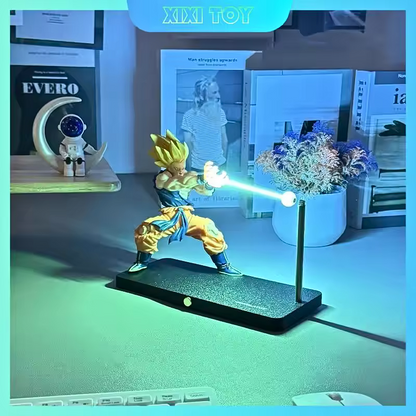 Rechargeable Dragon Ball Gogeta Lamp Gogeta Ligh Son Goku Light Lamp Model Kakarotto Kamehameha Wave Magnetic Ornament Anime