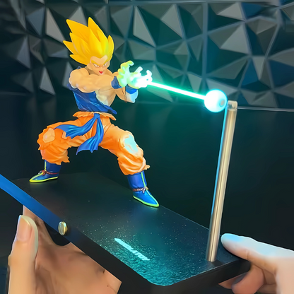 Rechargeable Dragon Ball Gogeta Lamp Gogeta Ligh Son Goku Light Lamp Model Kakarotto Kamehameha Wave Magnetic Ornament Anime