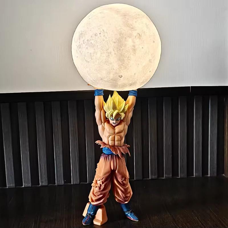 Rechargeable Dragon Ball Gogeta Lamp Gogeta Ligh Son Goku Light Lamp Model Kakarotto Kamehameha Wave Magnetic Ornament Anime