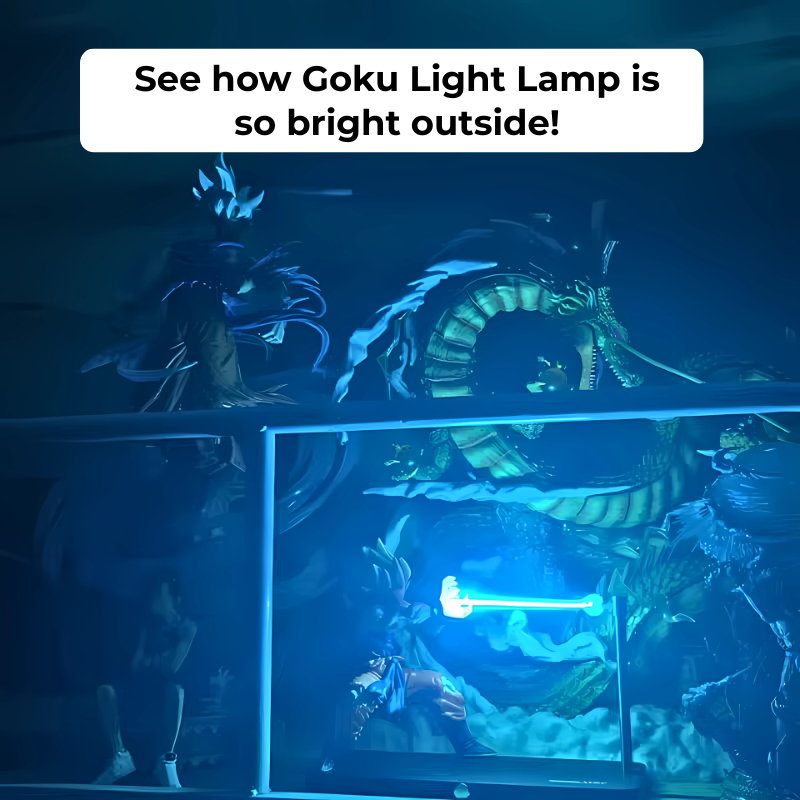 Rechargeable Dragon Ball Gogeta Lamp Gogeta Ligh Son Goku Light Lamp Model Kakarotto Kamehameha Wave Magnetic Ornament Anime