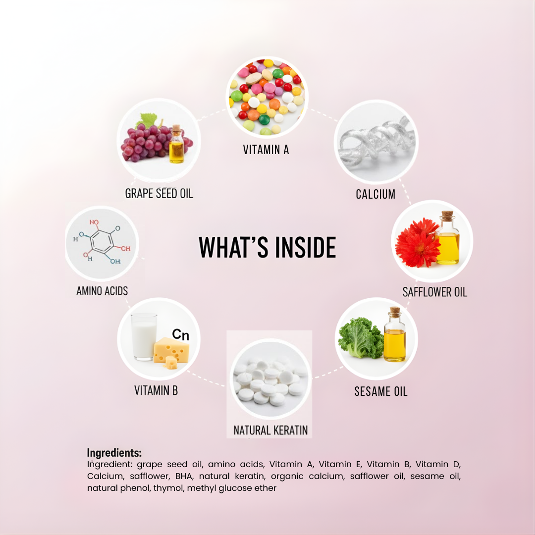 Nail Nutrition Oil Pen Nail Strengthener for Thin Nails And Growth 6 Smells Nail Treatment Cuticle Revitalizer Oil Manicure Nail