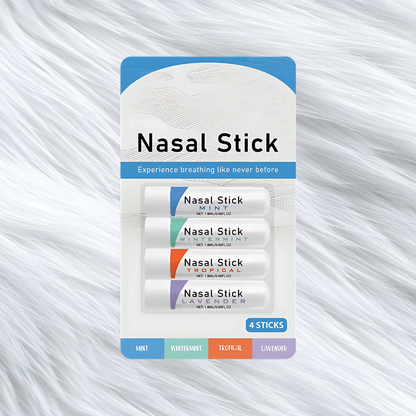 Cooling Nasal Inhaler Stick, Aromatherapy Oil Blend for Clear Breathing, Energy & Focus