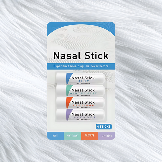 Cooling Nasal Inhaler Stick, Aromatherapy Oil Blend for Clear Breathing, Energy & Focus