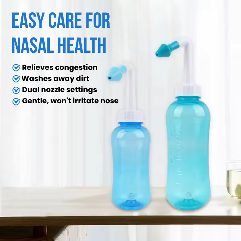 300ml Nasal Wash Cleaner Baby Spray Aspirator Syringe Nasal Wash Baby Irrigator Bottle Sink Rhinitis Treatment Device