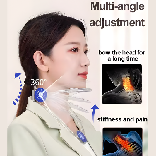 Neck Stretcher Cervical Traction Prevent Neck Forward Tilt Relieve Chronic Neck and Shoulder Pain Correct Posture Adjustable