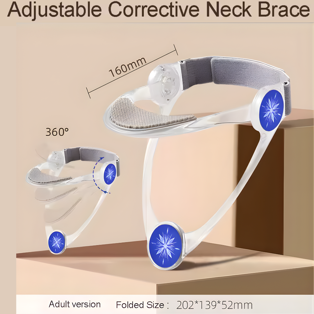 Neck Stretcher Cervical Traction Prevent Neck Forward Tilt Relieve Chronic Neck and Shoulder Pain Correct Posture Adjustable