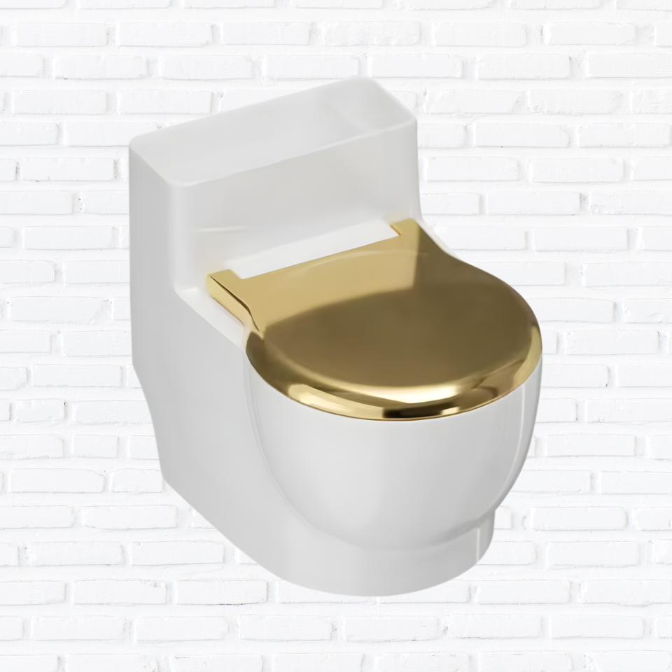 Novelty Toilet Cat Water Bowl with Lid, Wall Mounted Small Toilet Shaped Drinking Containers, Fun Design Pet Drinking Bowl