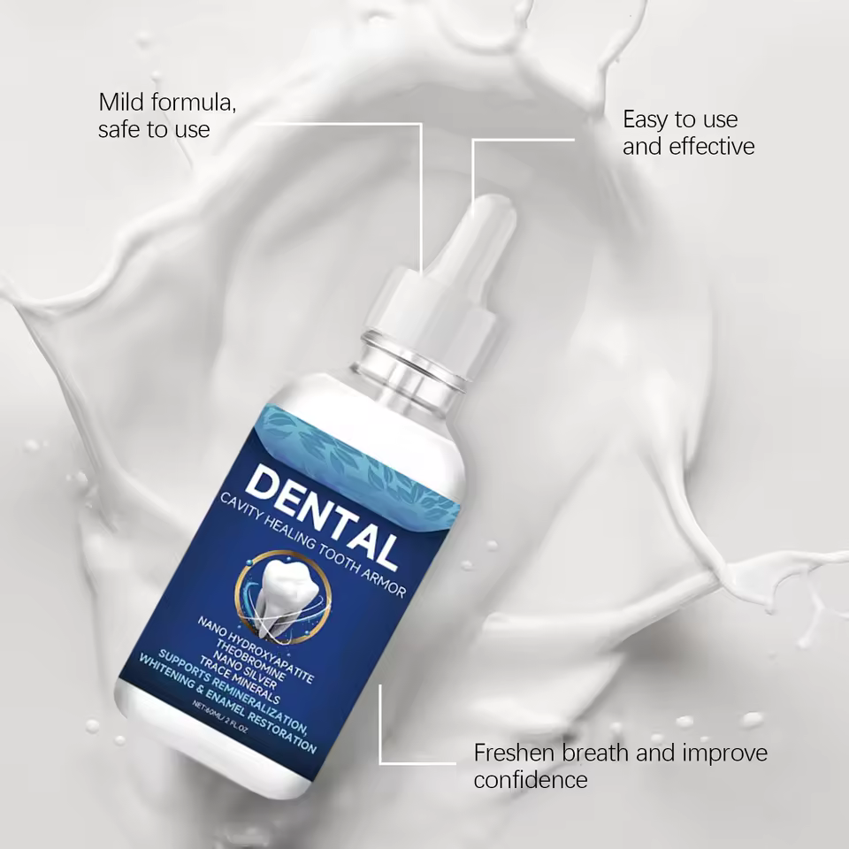 Freshing Breath Deep Cleaning Oral Hygiene Removes Plaque Stains Teeth Brightening Serum 60ml
