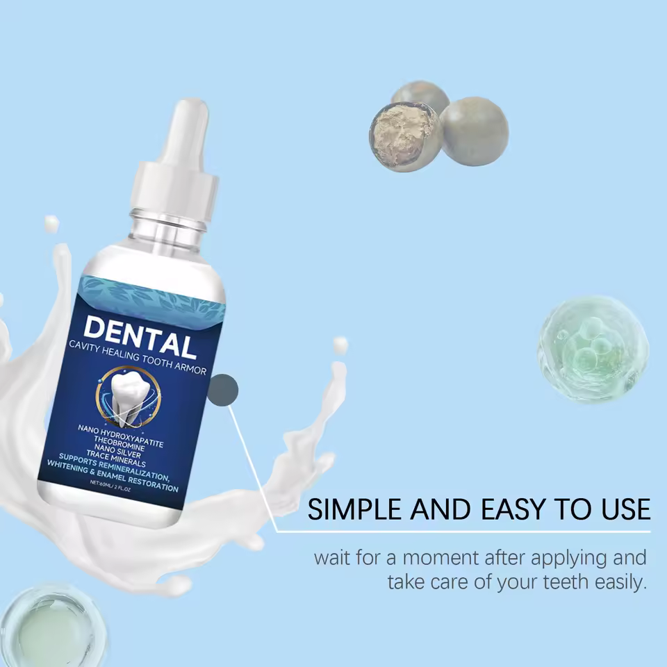Freshing Breath Deep Cleaning Oral Hygiene Removes Plaque Stains Teeth Brightening Serum 60ml