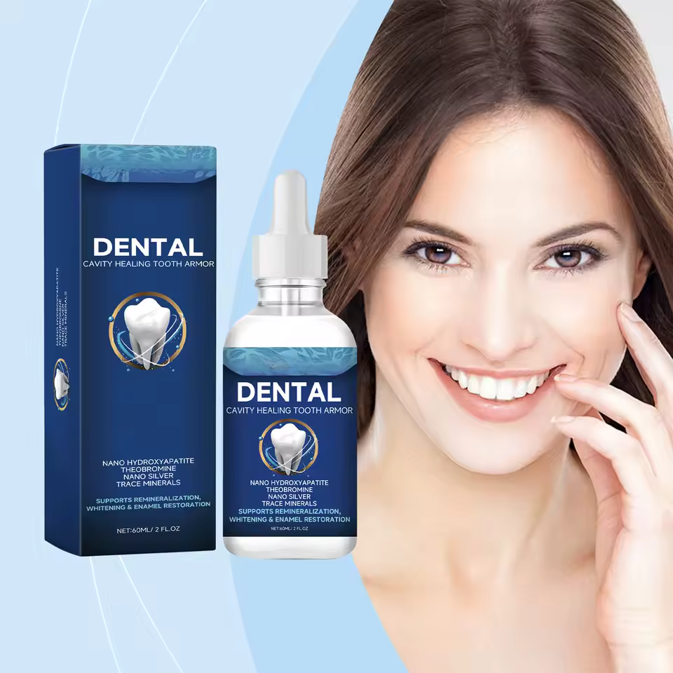 Oralhoe Dental Care Liquid Lasting Freshing Breath Deep Cleaning Oral Hygiene Removes Plaque Stains Teeth Brightening Serum 60ml