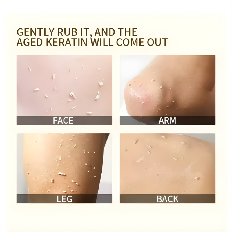 Orange Facial Exfoliate Gel for Deep Moisturizing Pore Cleansing Gentle Facial Scrub Body Cleansing Gel Dead Skin Remover