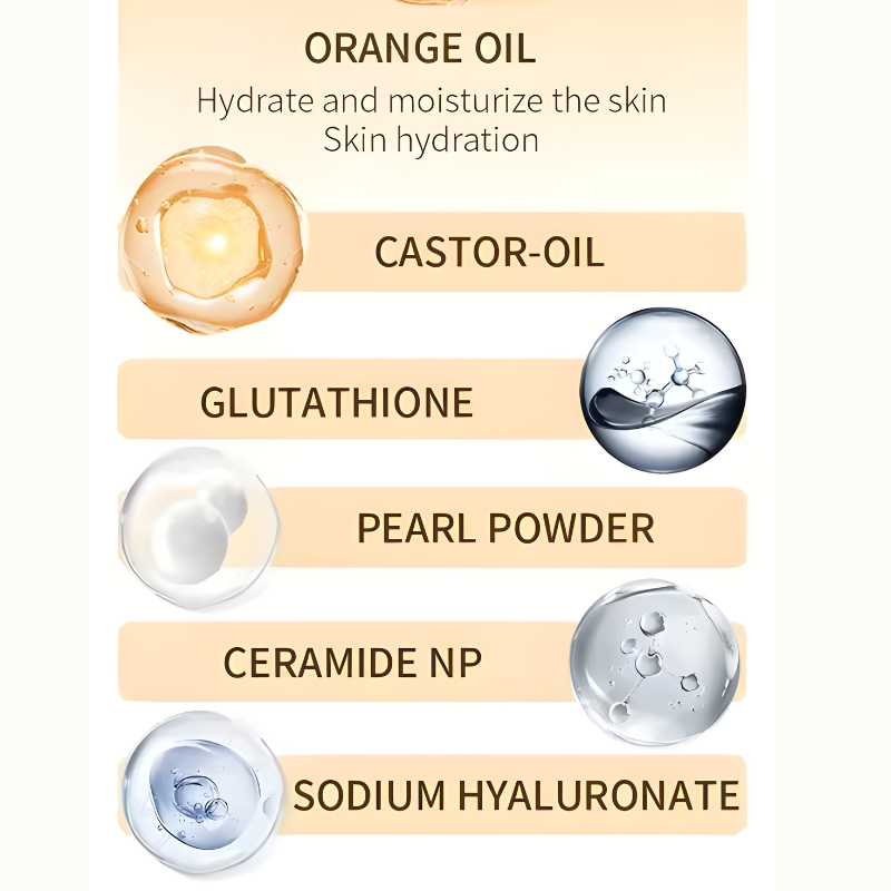 Orange Facial Exfoliate Gel for Deep Moisturizing Pore Cleansing Gentle Facial Scrub Body Cleansing Gel Dead Skin Remover