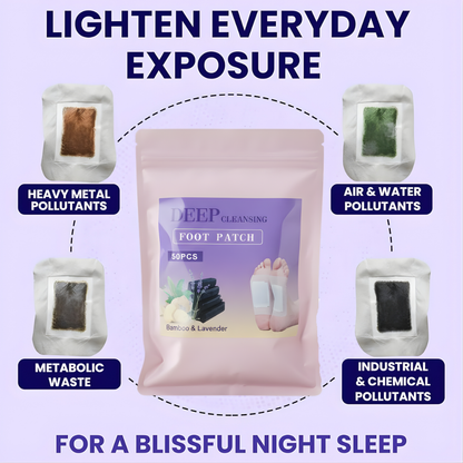 Natural Detox Foot Patches Stress Relief Feet Deep Sleep Herbal Detox Sticker Relieve Stress For Foot Care Tools