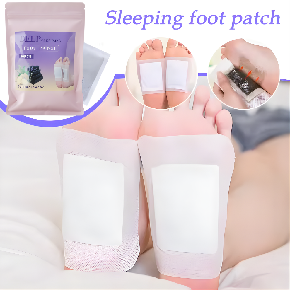 Natural Detox Foot Patches Stress Relief Feet Deep Sleep Herbal Detox Sticker Relieve Stress For Foot Care Tools