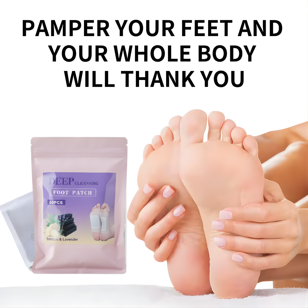 Natural Detox Foot Patches Stress Relief Feet Deep Sleep Herbal Detox Sticker Relieve Stress For Foot Care Tools