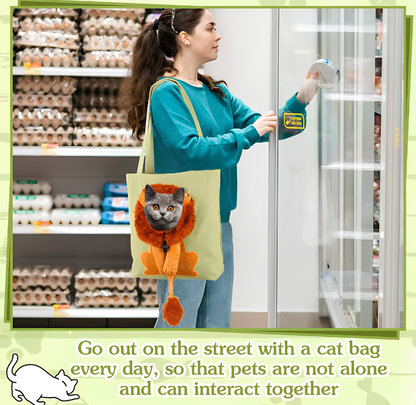 Funny Lion Shaped Cat Pet Carrier Shoulder Bag