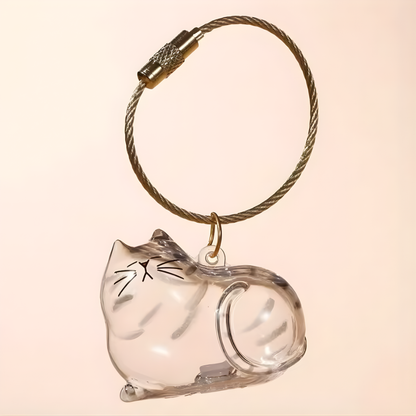 Pet Hair Memorial Keepsake Box & Bottle - Transparent Storage Container for Cat Fur, DIY Decor Gift for Pet Lovers Home Display