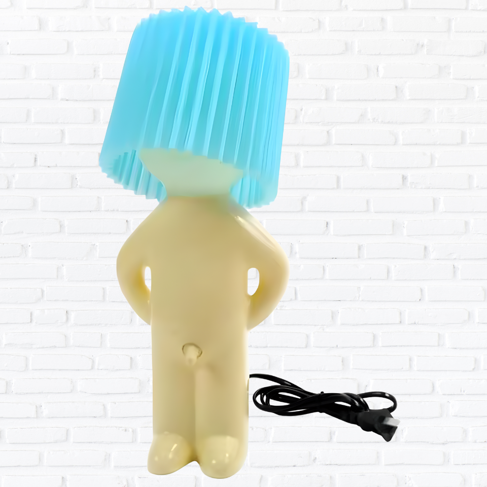 Plug-in Energy-Saving Creative Small Night Light Home Decoration Mr.P A Little Shy Man LED Naughty Boy Lamp Eye Caring