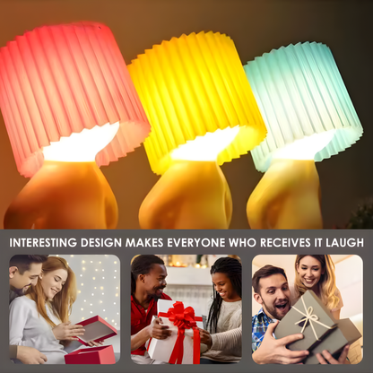 Plug-in Energy-Saving Creative Small Night Light Home Decoration Mr.P A Little Shy Man LED Naughty Boy Lamp Eye Caring